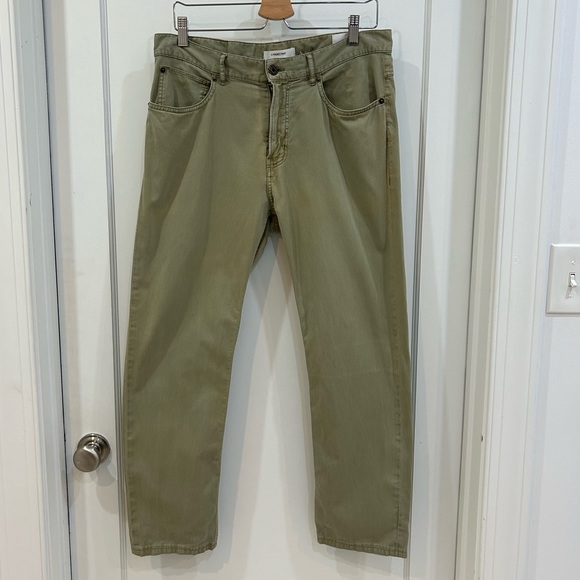 Billy Reid Moss Green 5 Pocket Pant, 32x30 - Picture 1 of 5